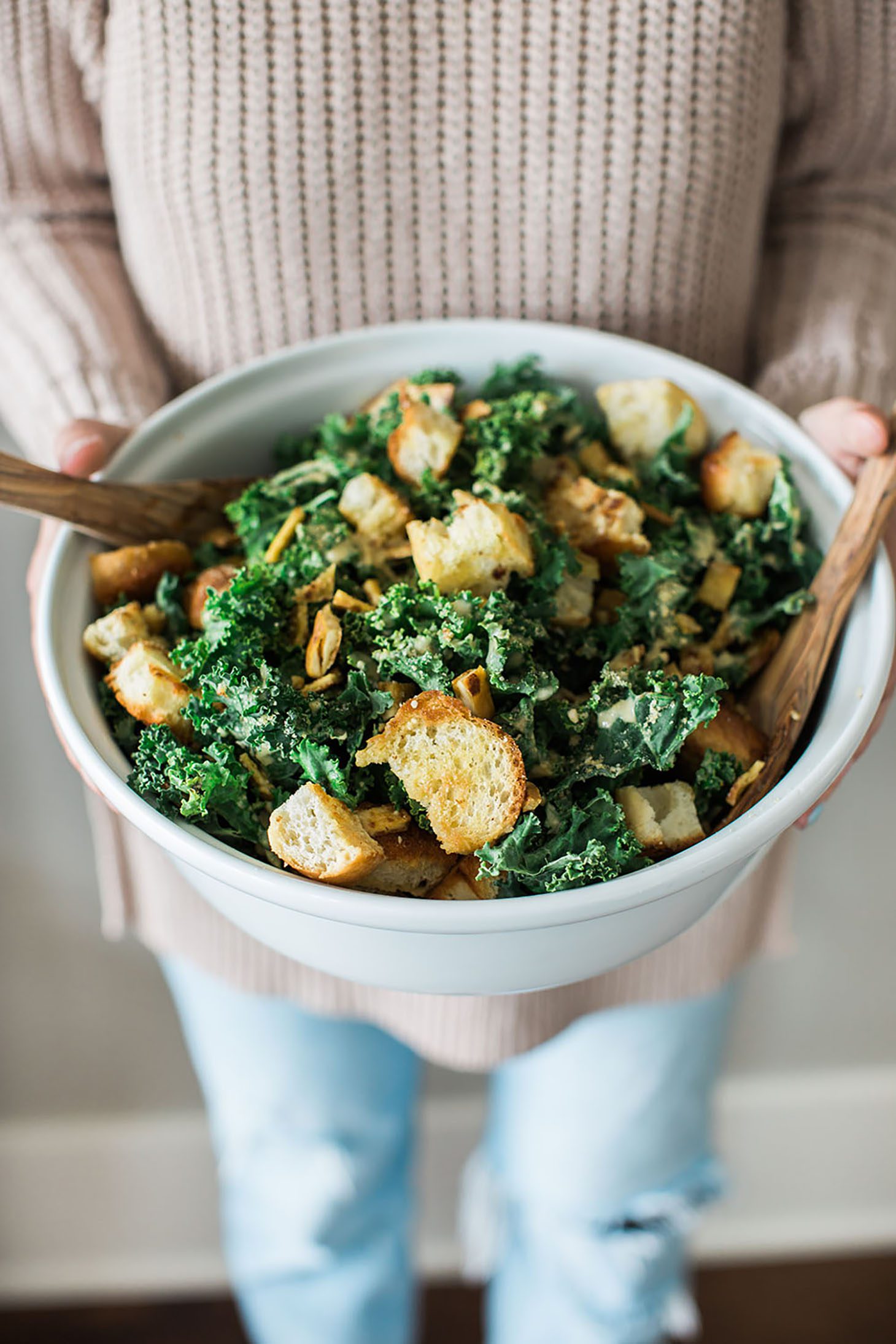 Jillian Harris Captain Kale Caesar Salad