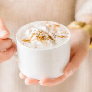 Jillian Harris Vegan Pumpkin Spice Latte