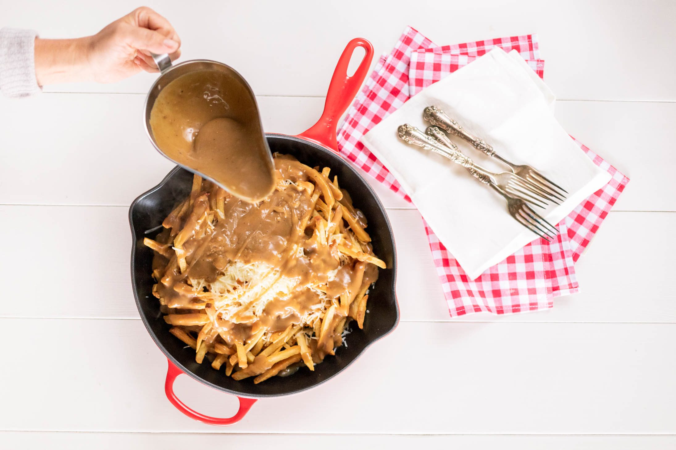 Jillian Harris Vegan Poutine