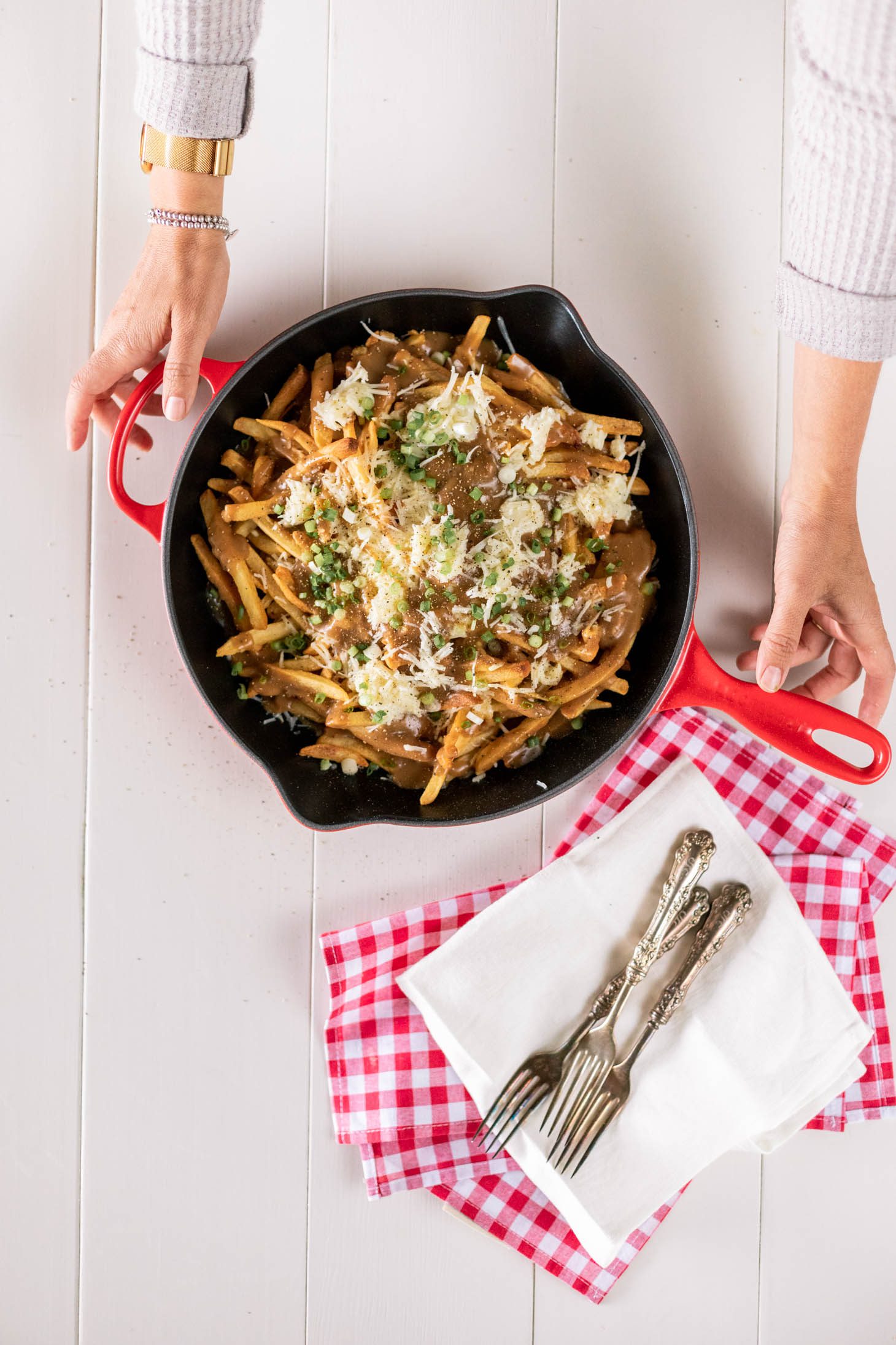 Jillian Harris Vegan Poutine