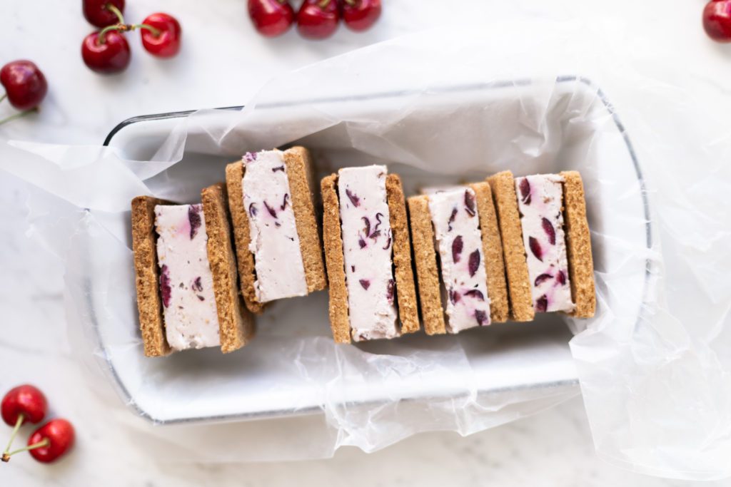 Jillian Harris Okanagan Cherry Ice Cream Sandwiches