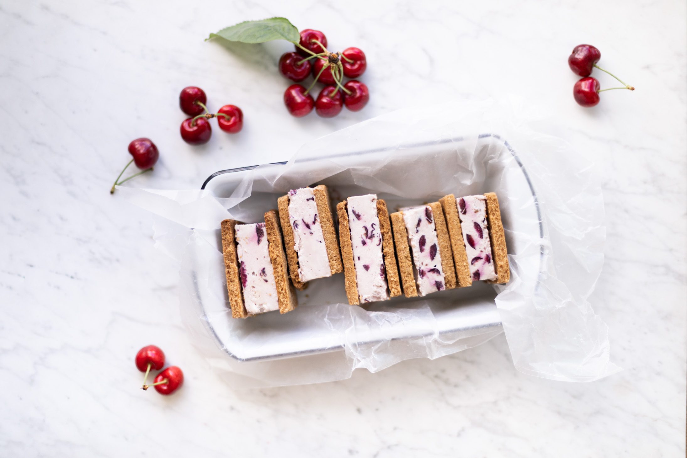 Jillian Harris Okanagan Cherry Ice Cream Sandwiches