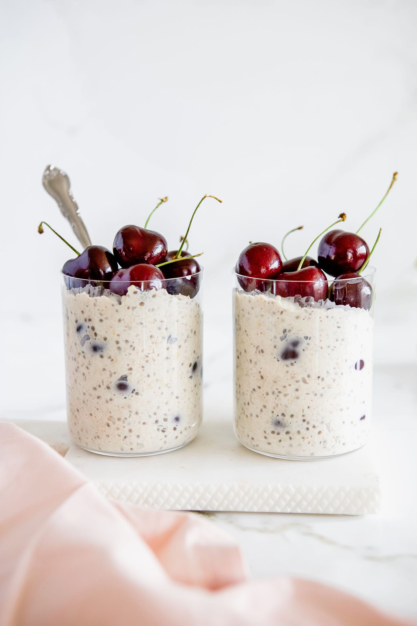 Jillian Harris Cherry Overnight Oats