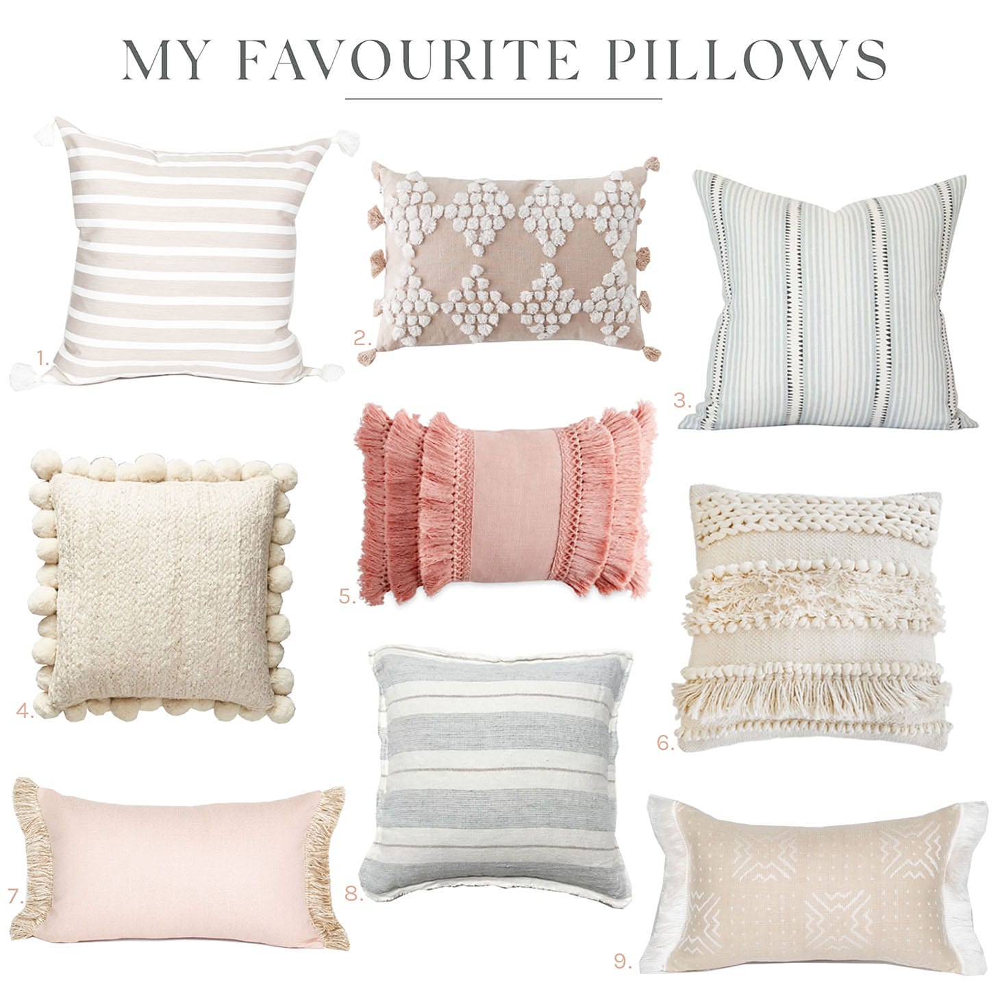 Jillian Harris Favourite Pillows