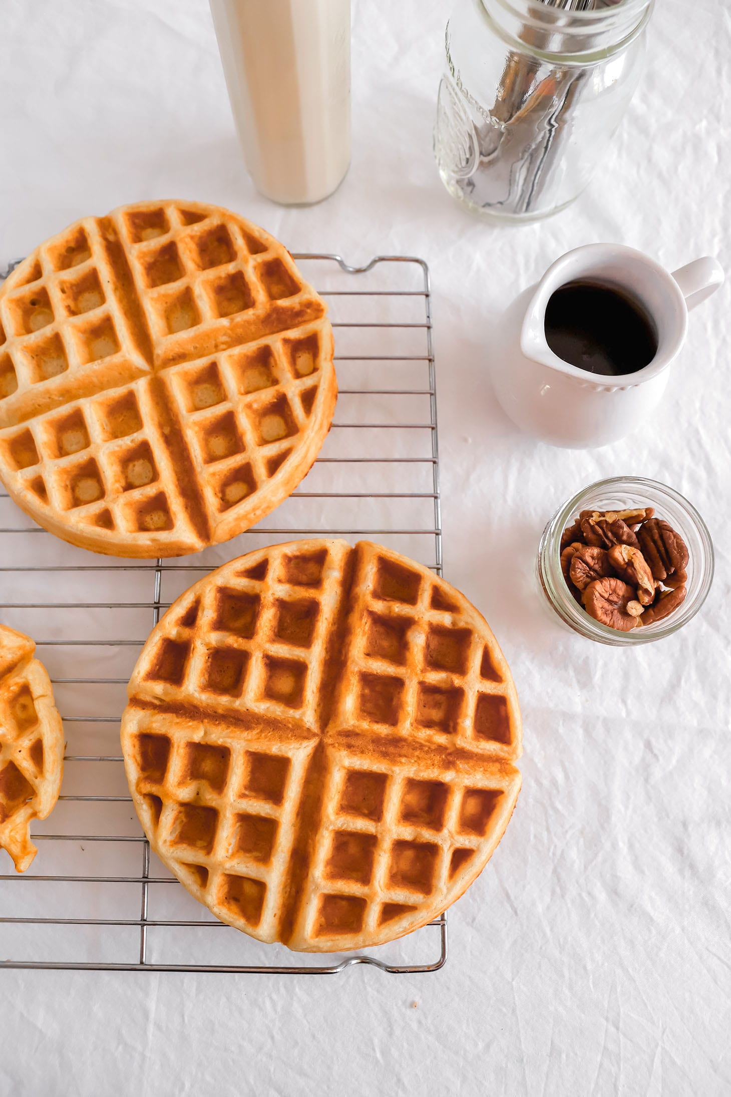 Jillian Harris Spiced Apple Cinnamon Waffles