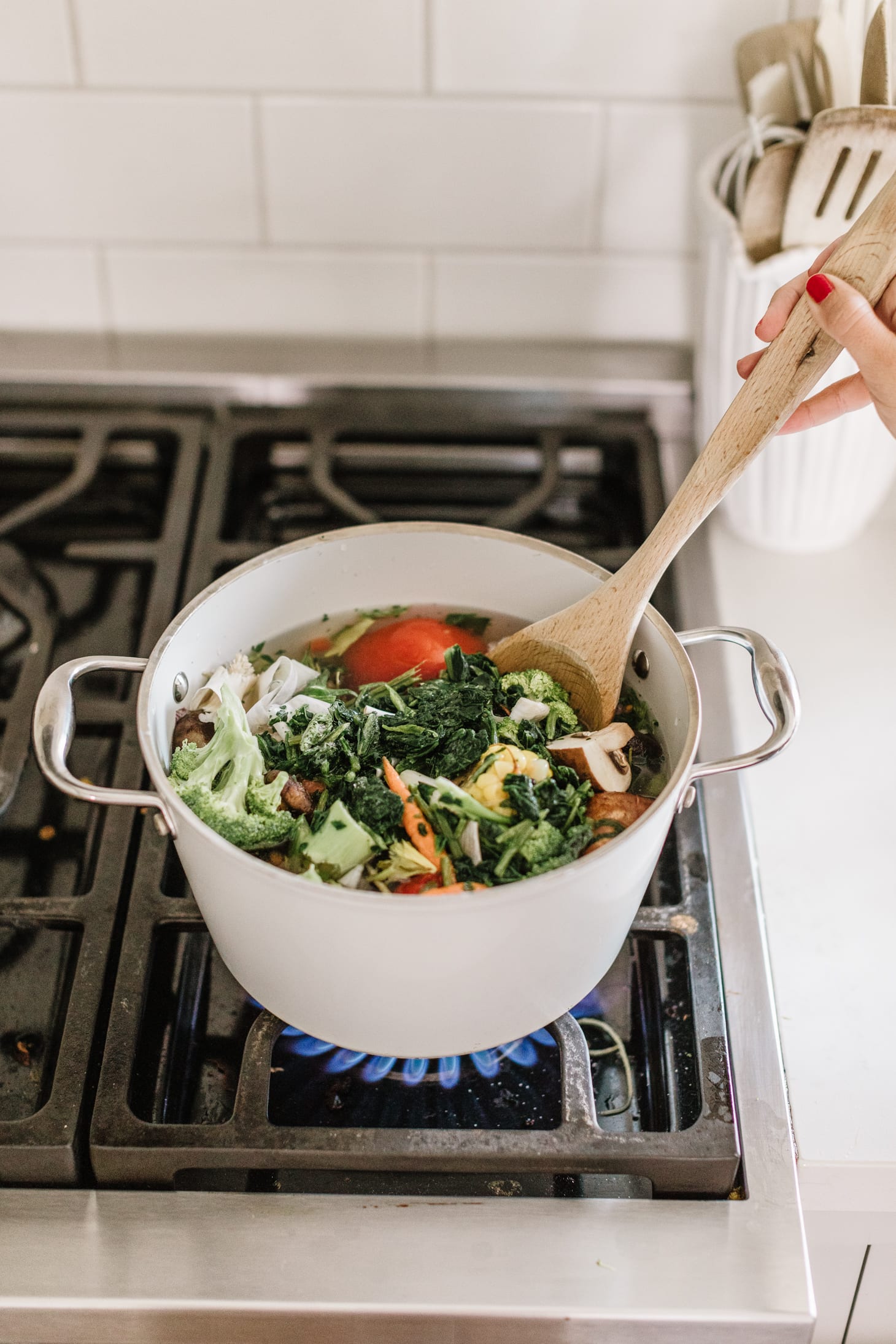 Jillian Harris Veggie Scrap Broth