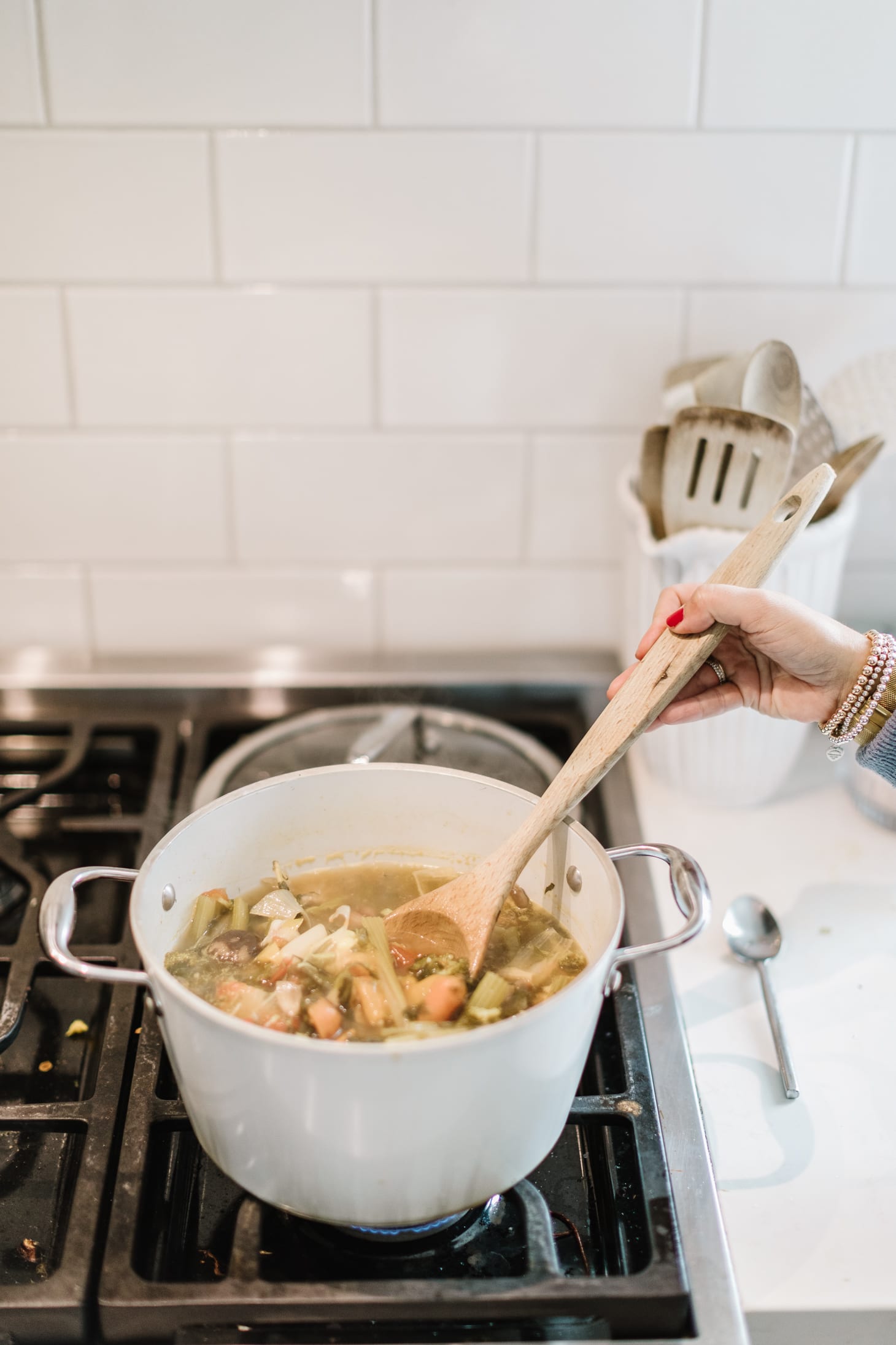 Jillian Harris Veggie Scrap Broth