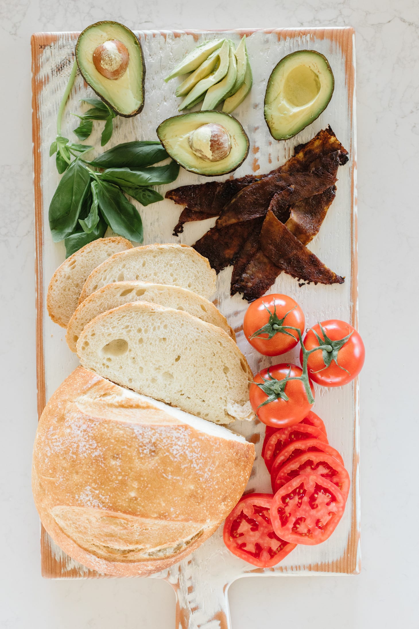 Jillian Harris Vegan Bacon Sourdough Sandwich