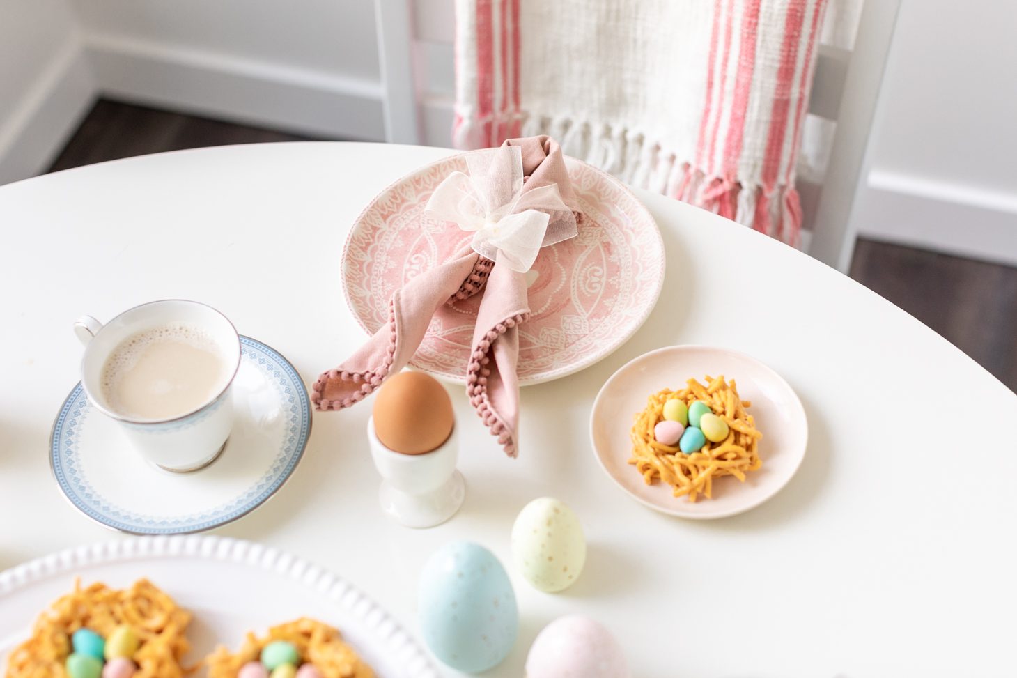 Easter Dinner Table Scape