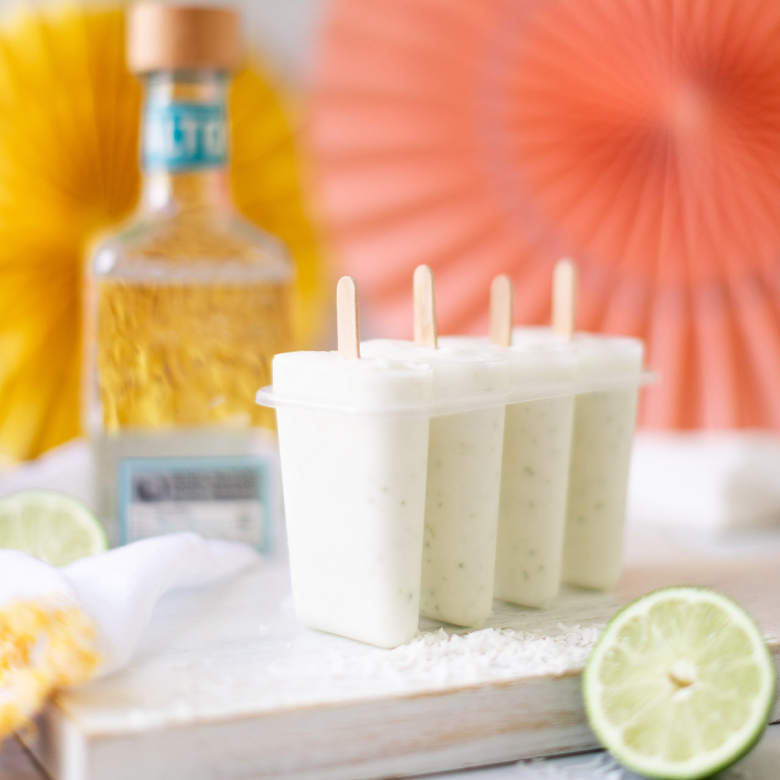 Tequila Lime Margarita Popsicles