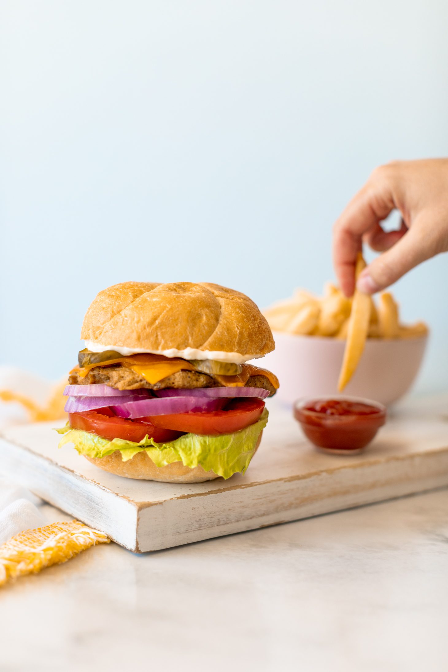 Simple Vegan Seitan Burger Recipe