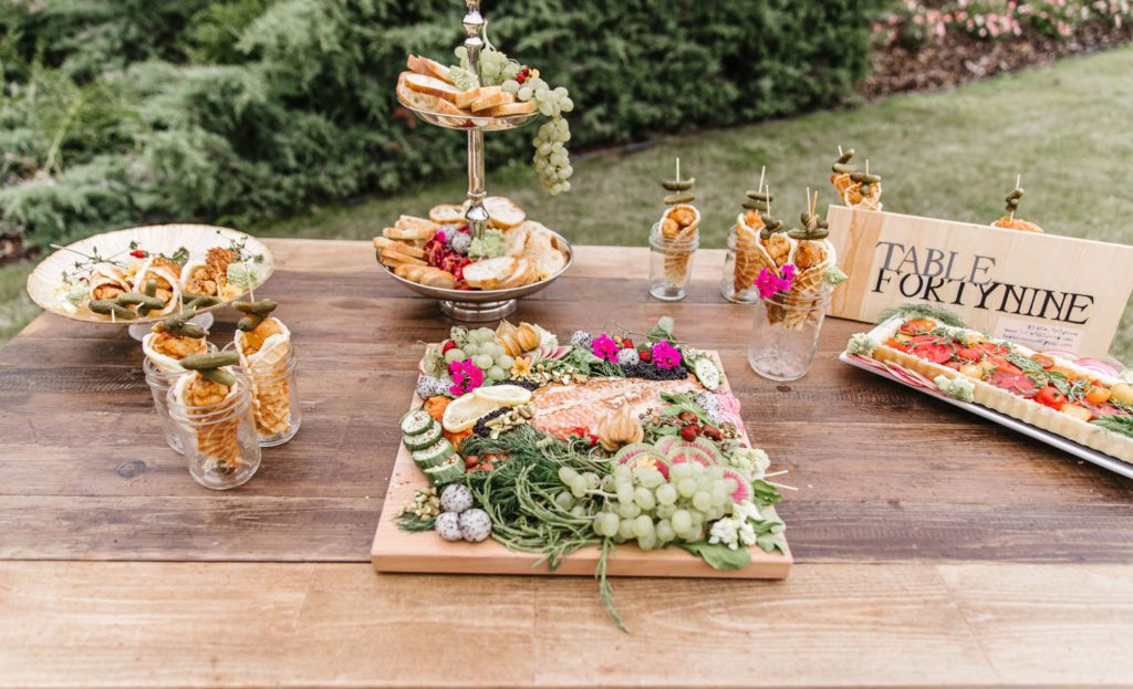 Outdoor Picnic Food Selection