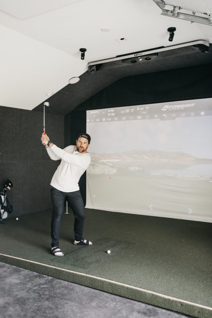 Man Cave Golf Simulator