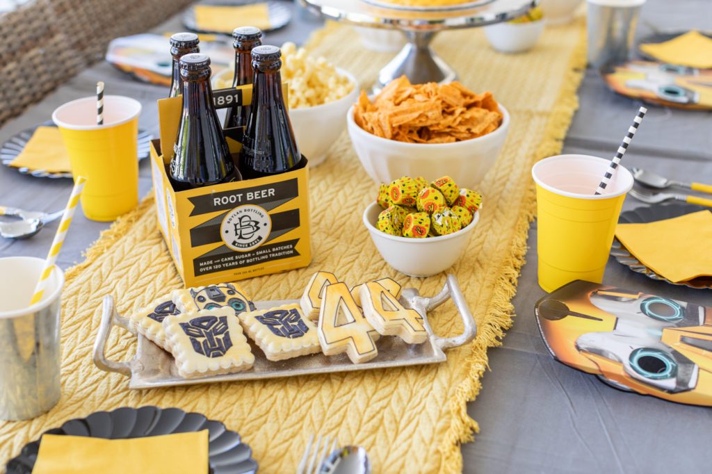 A Transformers Party Tablescape