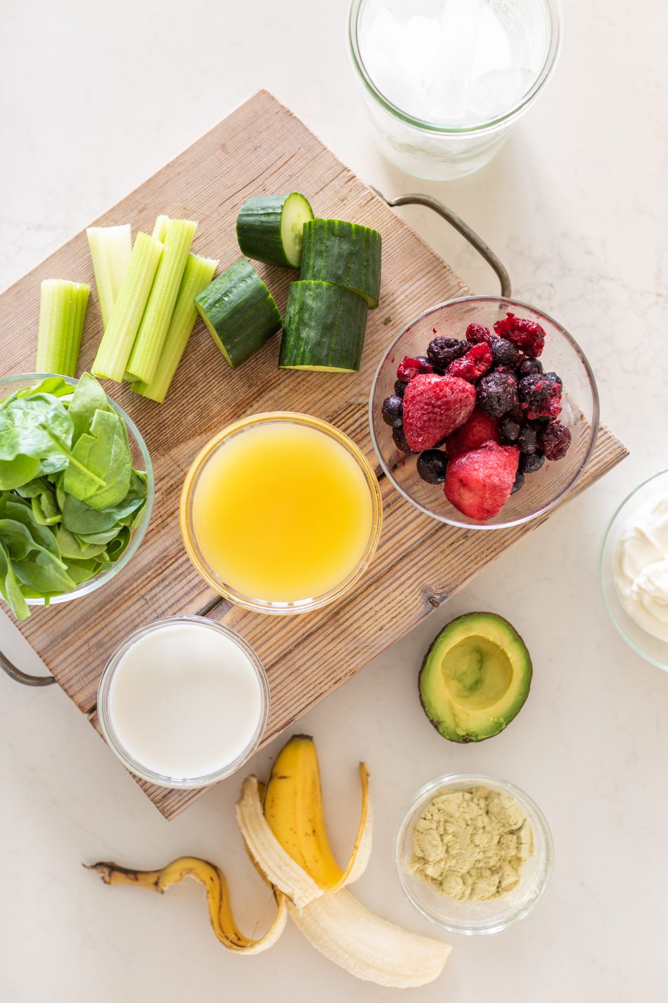 Green smoothie ingredients