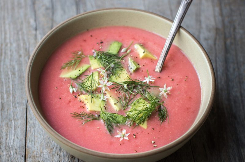 Mississippi Vegan's Pink Potato Soup