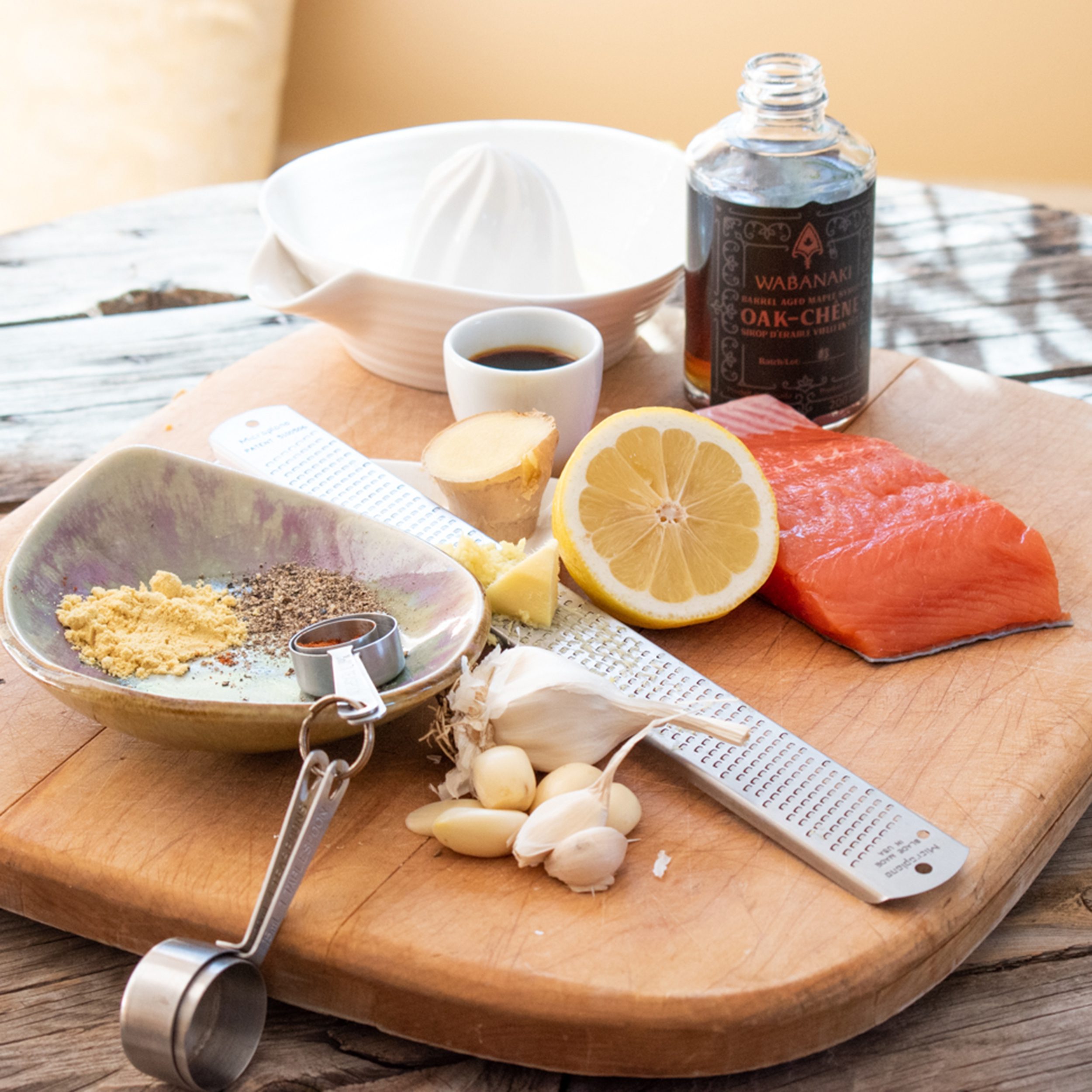 Maple Glazed Bite Sized Salmon Recipe