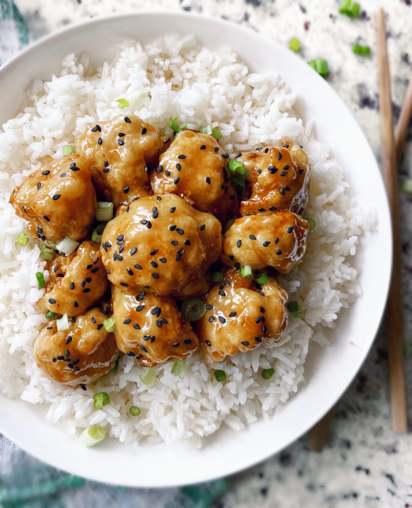 easy sticky sesame cauliflower recipe