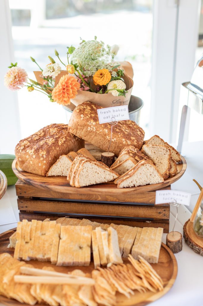 Fresh food options at an event 