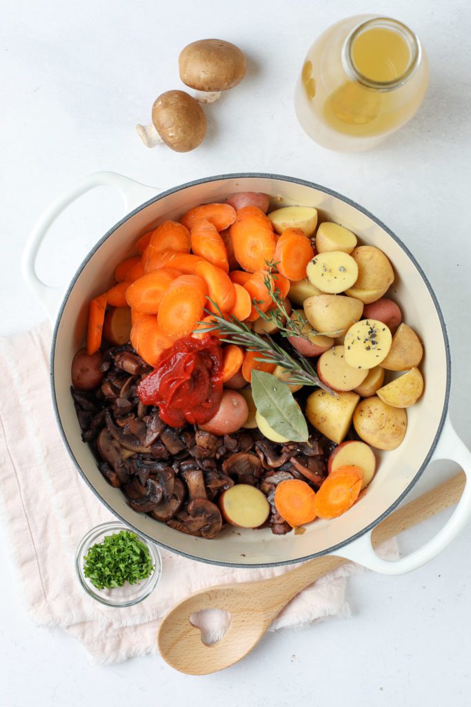 Delicious one pot mushroom stew recipe