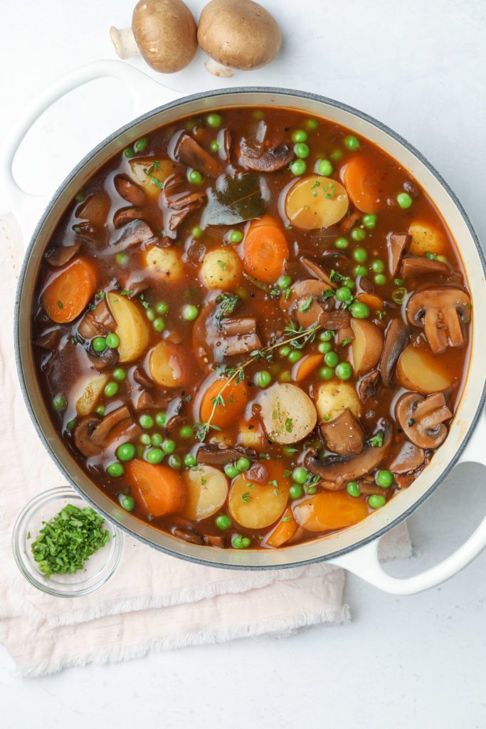 One pot easy mushroom stew recipe