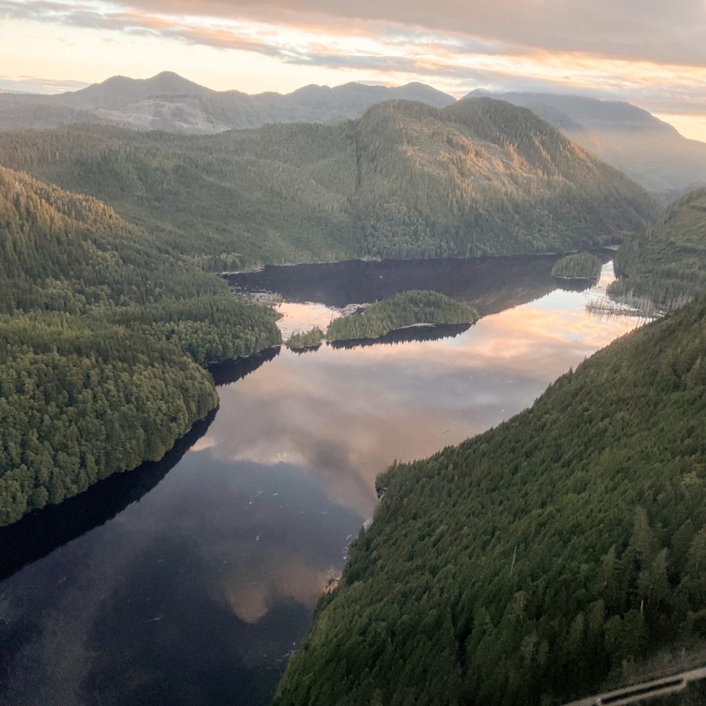 Arial View of Nimmo Bay