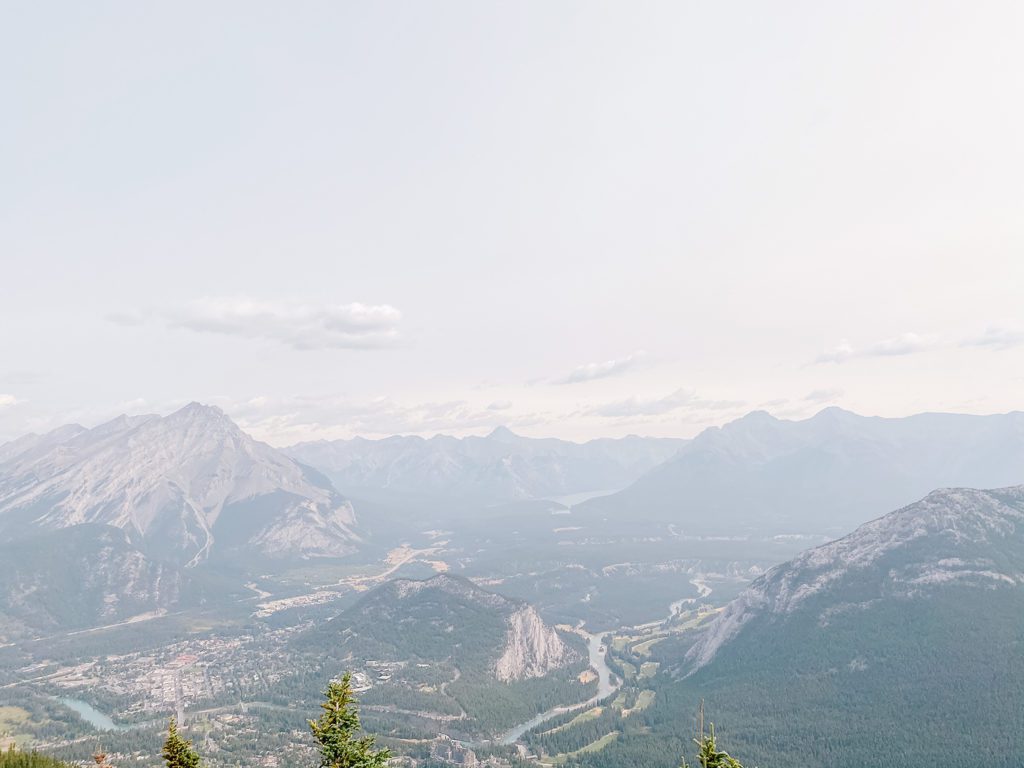 View from the Banff gondola ride 