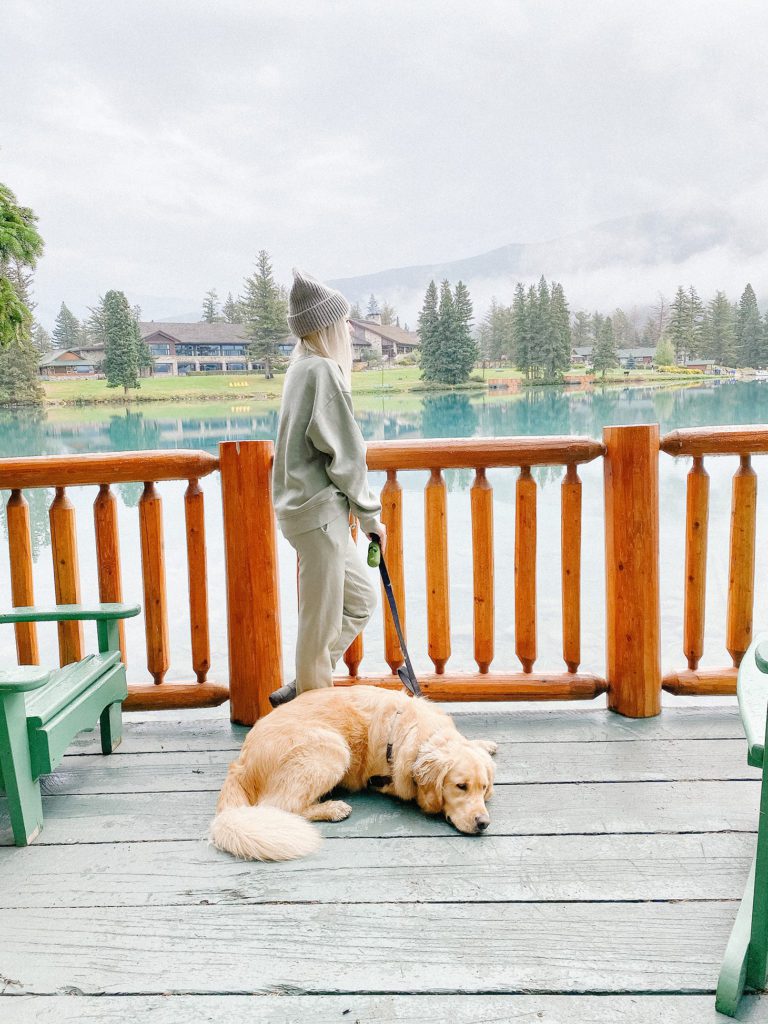 Cozy cabins at the Fairmont Jasper Park Hotel in Alberta