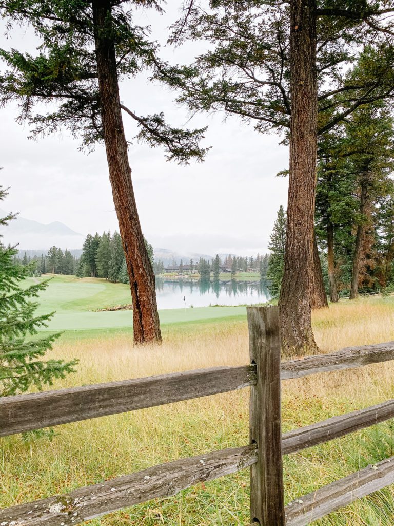 The views at the Fairmont Jasper Park Hotel