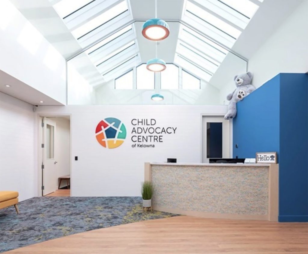 The Child Advocacy Center Entrance Area