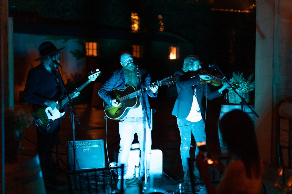 Kentucky Eileen band performing at Shay's 30th Birthday