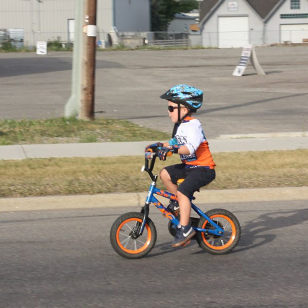 Kolton Davis riding to help conquer childhood cancer