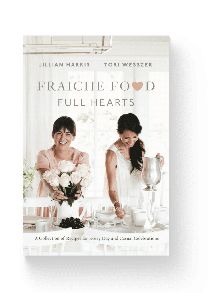 Tori Wesszer and Jillian Harris Cookbook Cover - Fraiche Food Full Hearts