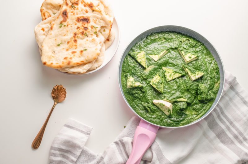 Vegan Palak Tofu Recipe By Pink Chai