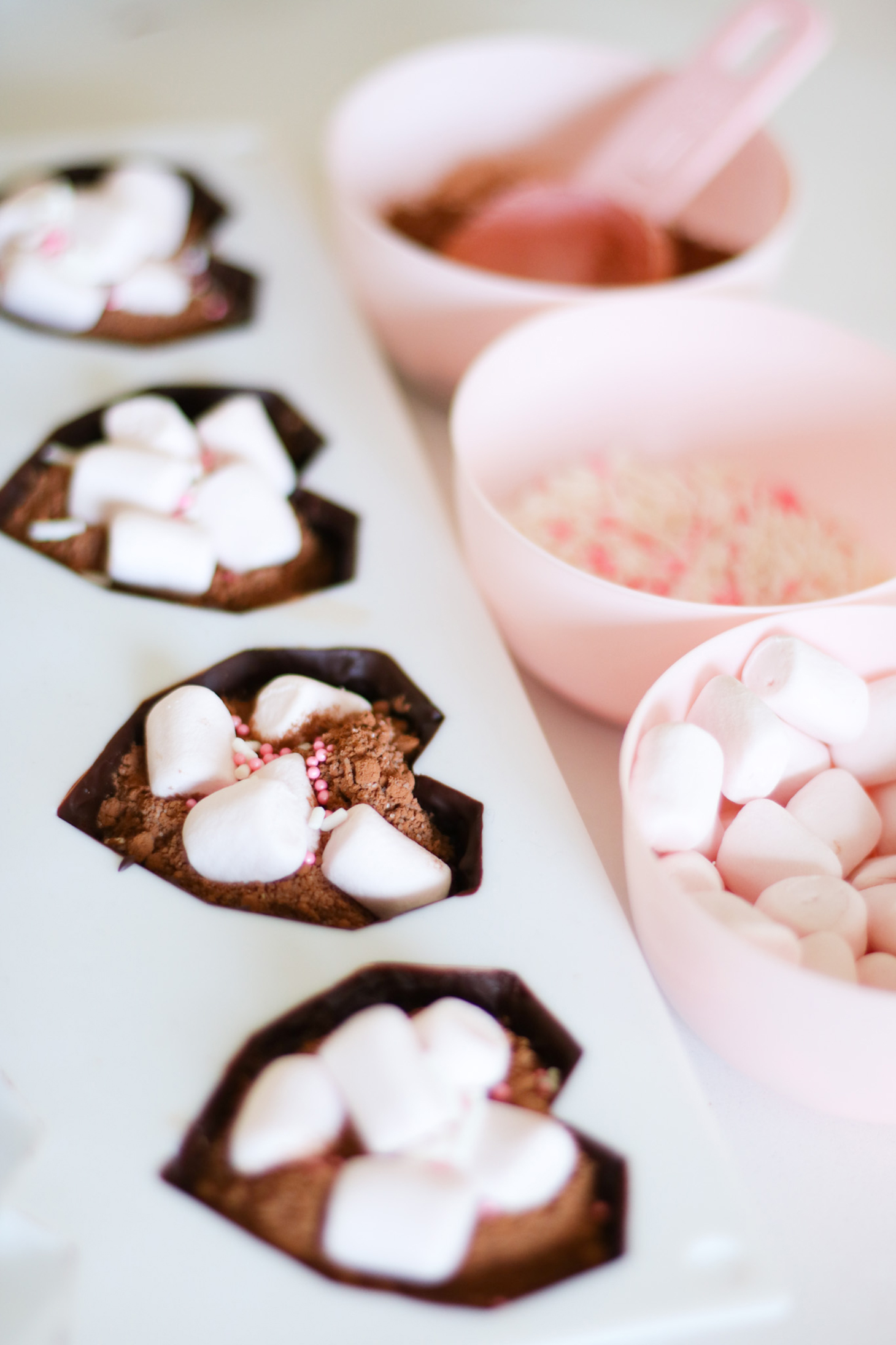 Heart Shaped Chocolate Bombs