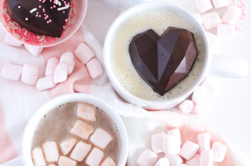 Heart Shaped Chocolate Bombs