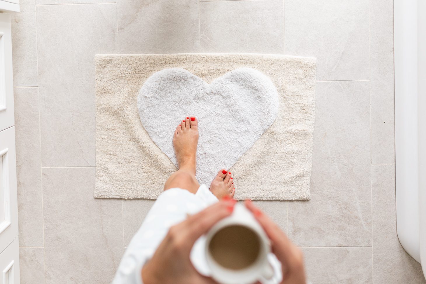 Jillian Harris Heart Bath Mat