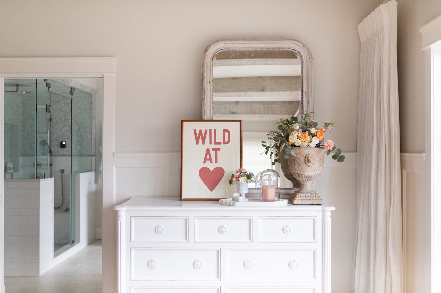 Jillian Harris Red Wild at Heart Print