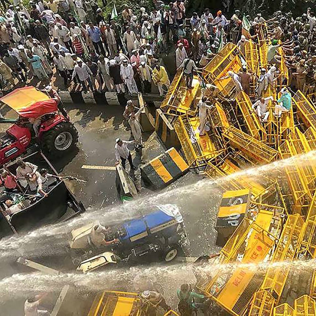 Farmers in India Protest