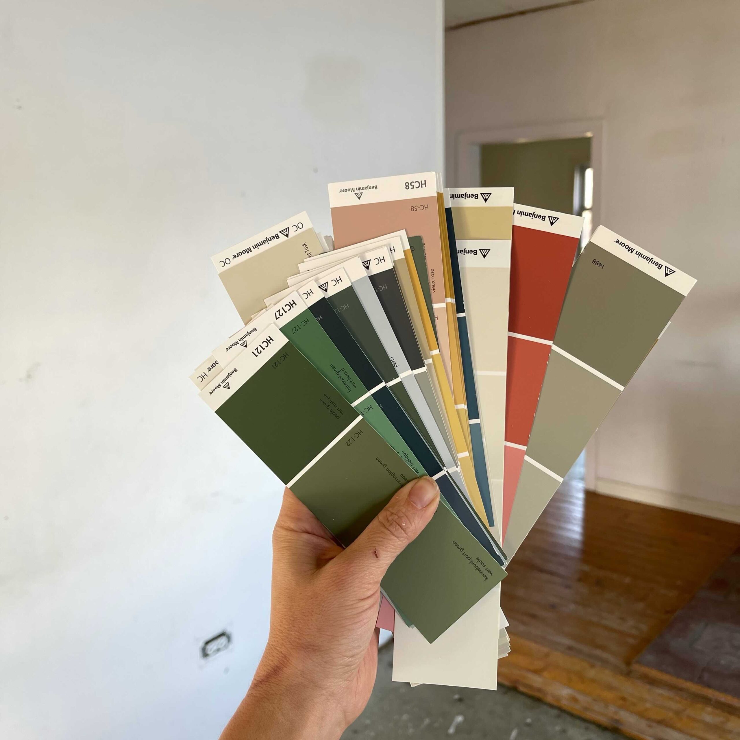 Farmhouse Paint Colour Swatches