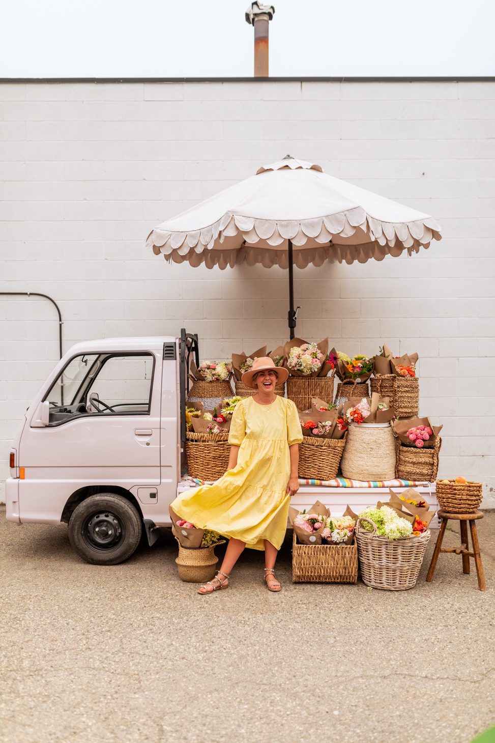 Jillian Harris' Flower Truck