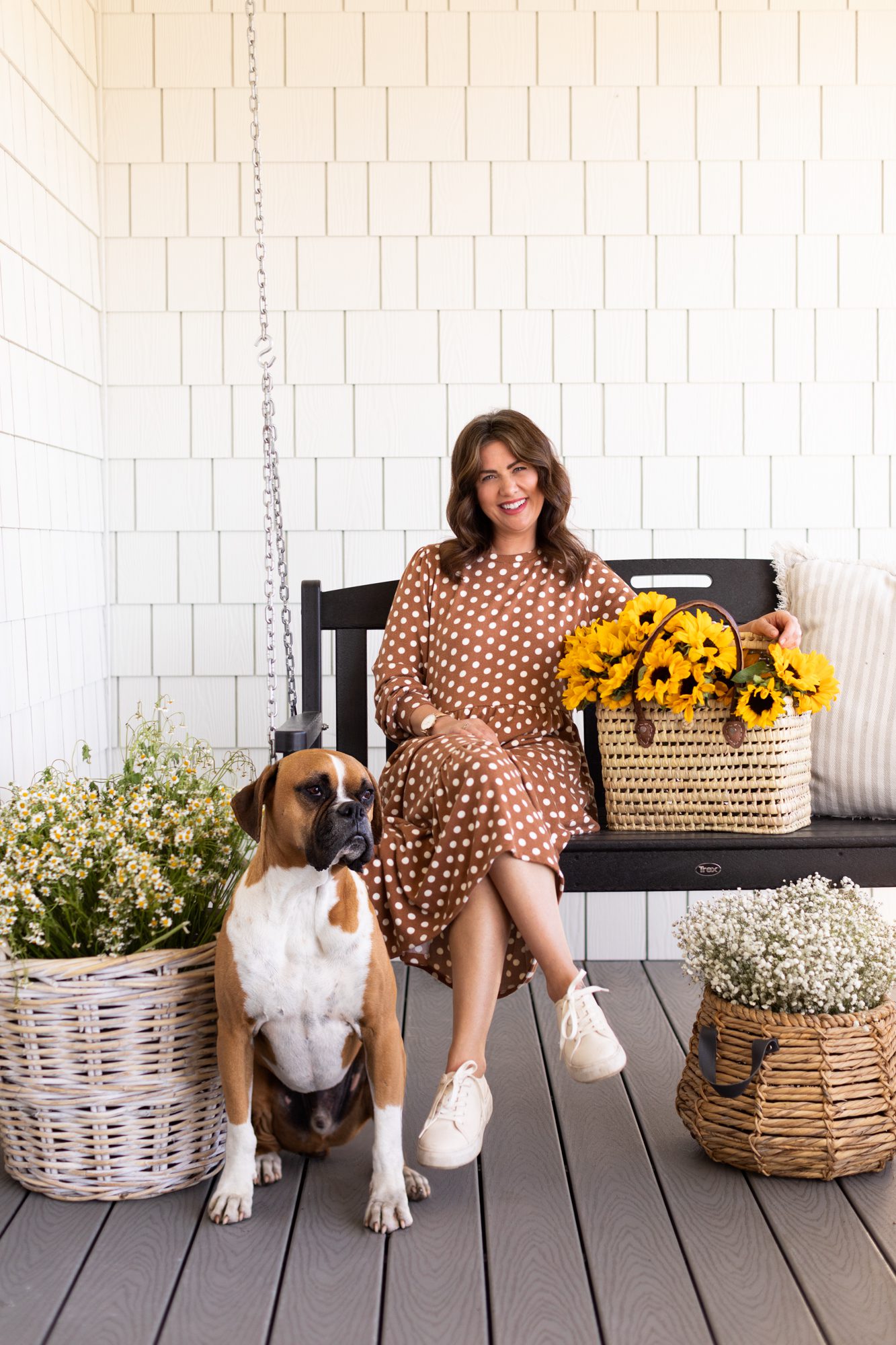 Jillian Harris x Joe Fresh Tiered Midi Dress