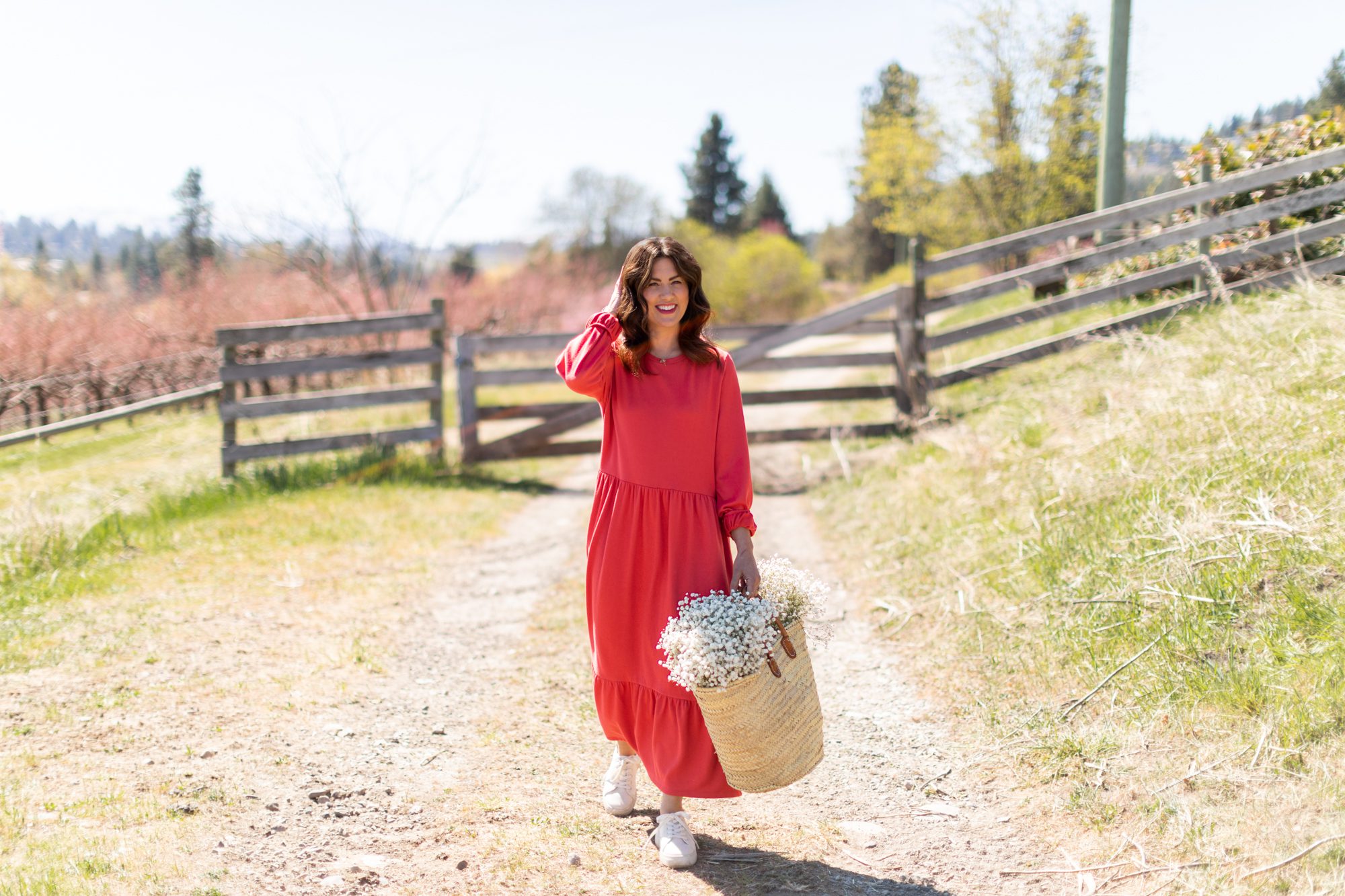 Jillian Harris x Joe Fresh Tiered Midi Dress