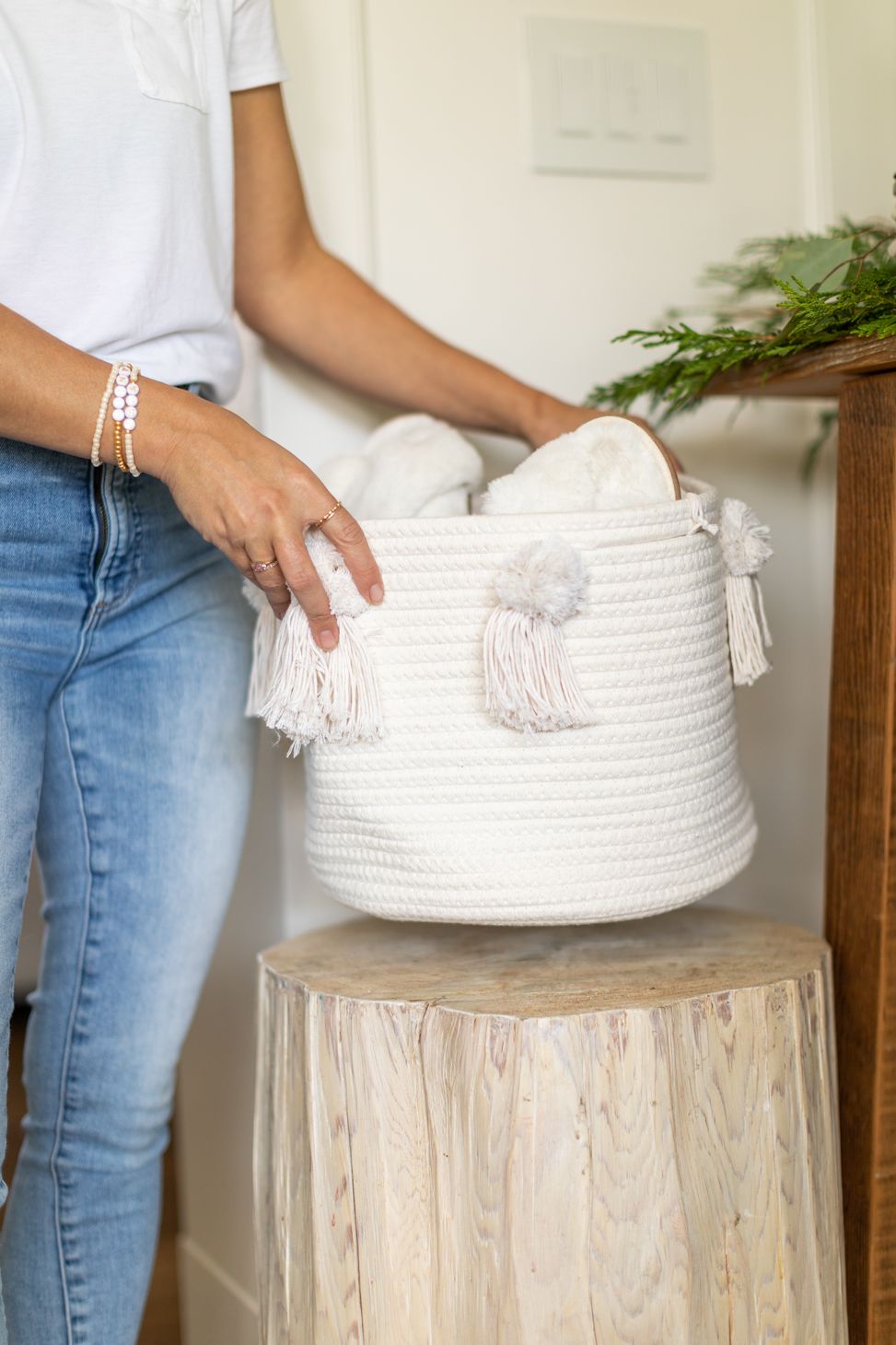 Pom Pom Basket featured in the Winter 2021 Jilly Box