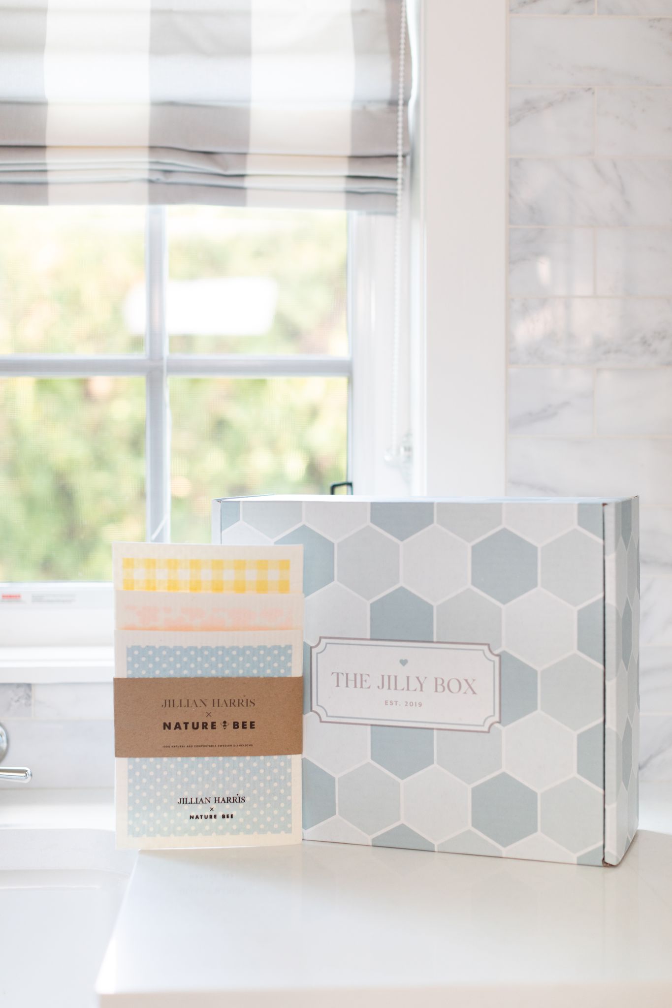 The Nature Bee Swedish Dishcloths included in the Spring 2022 Jilly Box