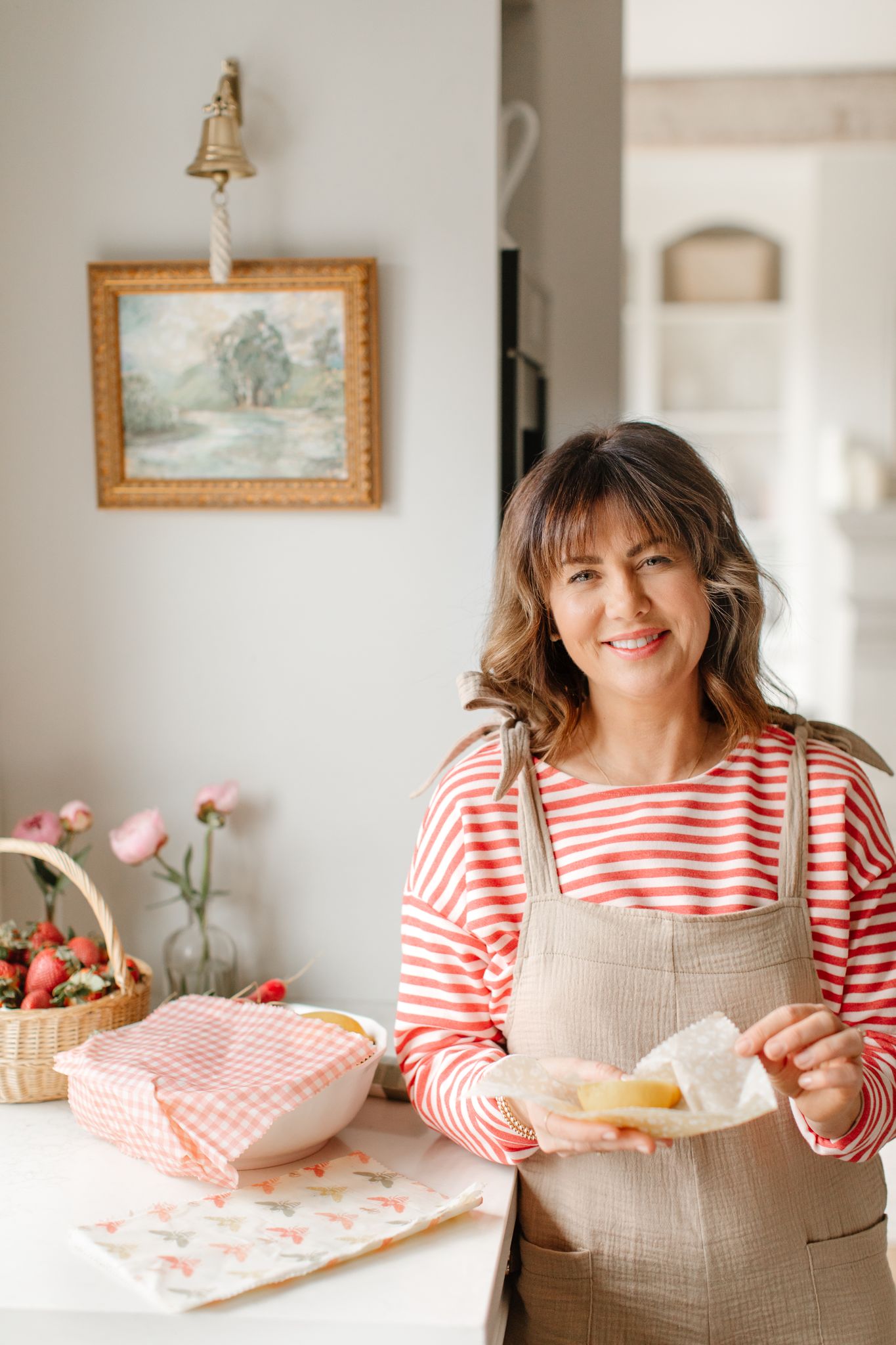 Jillian with the Goldilocks Beeswax Wraps