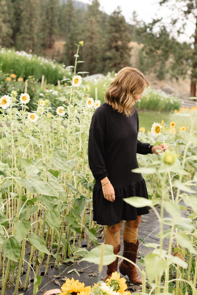 Jillian Harris wearing the Black Essential Mini Sweat Dress from the new Jillian Harris x Smash + Tess Collaboration