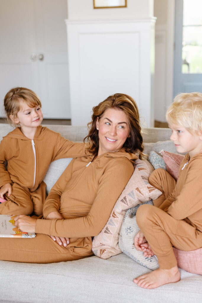 Cinnamon Brown Kids Jilly Jogger from the Jillian Harris x Smash + Tess Collaboration