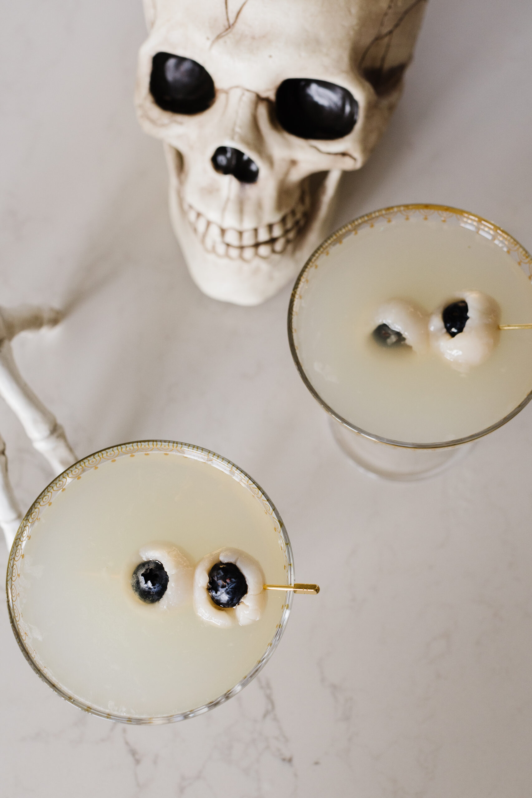 Entrepreneur Jillian Harris shares her latest Halloween cocktail recipe: the Hollow-tini (pictured)