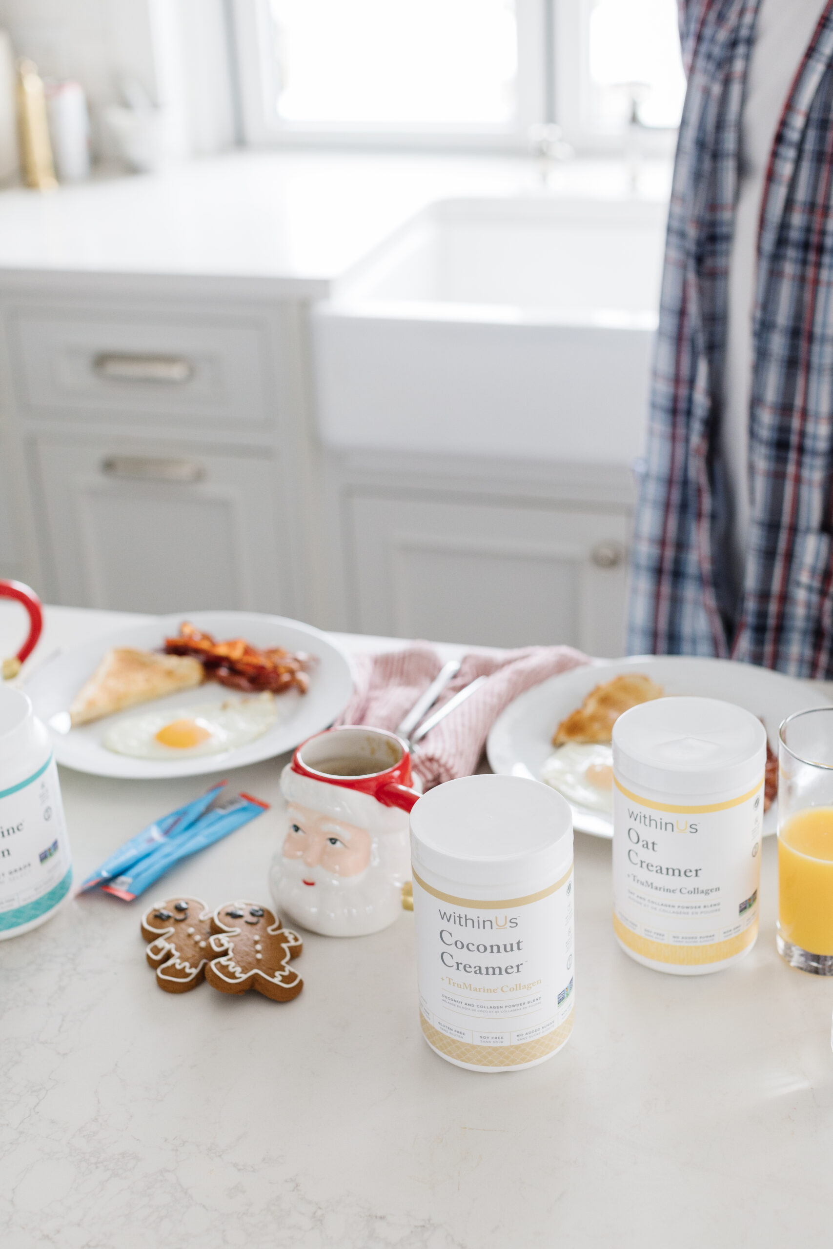 Day 7 withinUS TrueMarine Collagen Coconut Creamer and Oat Creamer at Jillian Harris's home